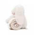Coelho de peluche e cobertor 40cm
