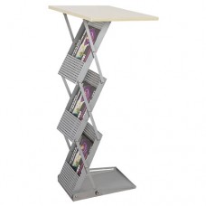 Balcão Porta-catálogos desdobráveis.