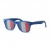 Óculos com lentes estampadas com a bandeira 