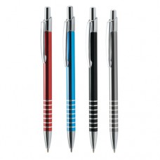 Esferográfica metálica  com 7 anéis