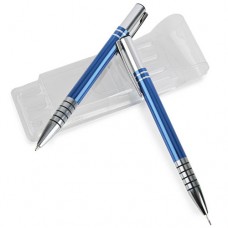 Estojo A-320 + Esferográfica + Porta-minas Electro