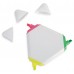 Marcador Florescente Triangular - Triplo
