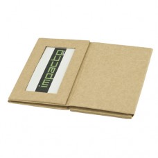 Porta esferográficas ecológico com janela para fotos 