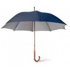 Guarda-chuva de Passeio com pega de madeira.