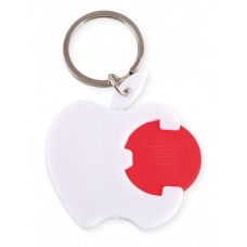 Porta-chaves Maça c/ Moeda de Carrinho Porta-chaves Maça c/ Moeda de Carrinho