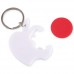 Porta-chaves Maça c/ Moeda de Carrinho Porta-chaves Maça c/ Moeda de Carrinho