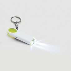 Porta-chaves de plástico com Lanterna 2 LEDS e Ficha de Carrinho Porta-chaves de plástico com Lanterna 2 LEDS e Ficha de Carrinho