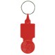 Porta-chaves para carrinho compras