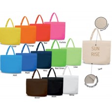 Saco de ombro com fole e alça média