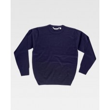 Camisola básica com gola redonda em ponto fino 330gm