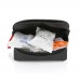 Kit de primeiros socorros em bolsa de PU nubuck reciclado RCS, compatível com envio postal